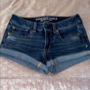Like new shortie jean shorts